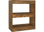 Libreria/Divisorio In Rovere Fumé 60X30X72 Cm