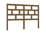 Vidaxl Testiera Marrone Miele 141X4X100 Cm In Legno Di Pino Massiccio