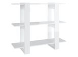 Syfax™ Libreria/Divisorio Bianco Lucido 100X30X87 Cm