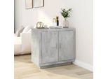 Vidaxl Credenza Grigio Cemento 80X40X75 Cm Materiale A Base Di Legno