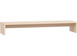 Vidaxl Supporto Per Monitor 100X27X15 Cm In Legno Di Pino Massiccio