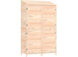 Vidaxl Capanno Per Attrezzi 102X52X174,5 Cm In Legno Massiccio Di Abete