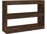 Libreria/Divisorio In Rovere Fumé 100X30X72 Cm