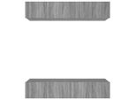 Mobili Tv 4 Pz. Grigio Sonoma 80X30X30 Cm Materiale A Base Di Legno