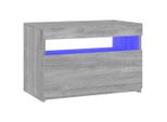 Mobile Tv Con Luci Led Grigio Sonoma 60X35X40 Cm
