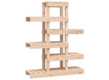 Vidaxl Supporto Per Piante 85X25X109,5 Cm In Legno Di Pino Massiccio