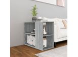 Vidaxl Tavolino Grigio Sonoma 60X30X50 Cm Materiale A Base Di Legno