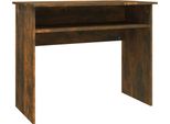 Scrivania In Rovere Fumé 90X50X74 Cm Materiale In Legno