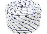 Vidaxl Corda Da Barca Bianca 12 Mm 100 M Polipropilene