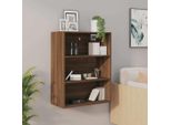 Vidaxl Armadio A Muro Effetto Rovere Marrone 69,5X32,5X90 Cm