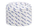 Vidaxl Corda Da Barca Bianca 20 Mm 100 M Polipropilene