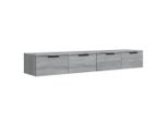 Vidaxl Armadi A Muro 2 Pz. Grigio Sonoma 68X30X20 Cm Materiale Legno