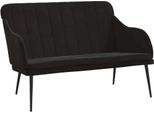 Syfax™ Panca Nera 110X76X80 Cm In Velluto