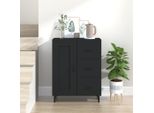 Vidaxl Credenza Nera 69,5X34X90 Cm Materiale A Base Di Legno