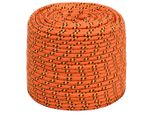 Vidaxl Corda Da Barca Arancione 8 Mm 250 M Polipropilene