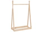 Vidaxl Appendiabiti 100X45X150 Cm In Legno Di Pino Massiccio