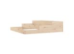 Vidaxl Fioriera 107X107X27 Cm In Legno Di Pino Massiccio