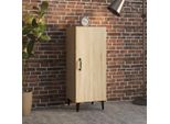 Vidaxl Credenza Rovere Sonoma 34,5X34X90 Cm Materiale A Base Di Legno