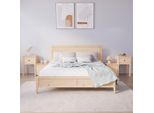 Comodini 2 Pezzi 79,5X38X65,5 Cm In Legno Di Pino Massiccio