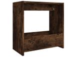 Tavolino In Rovere Fumé 50X26X50 Cm Materiale A Base Di Legno