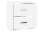 Vidaxl Comodino Bianco Lucido 50X39X47 Cm