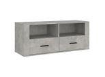 Mobile Tv Grigio Cemento 100X35X40 Cm Materiale A Base Di Legno