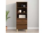 Vidaxl Credenza Marrone Effetto Rovere 40X36X110 Cm Materiale A Base Di Legno