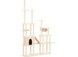 Vidaxl Graffiatoio In Sisal Crema 279 Cm