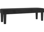 Panca Nera 100X30X30 Cm In Velluto