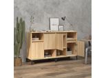 Credenze 2 Pezzi Rovere Sonoma 60X35X70 Cm Materiale A Base Di Legno