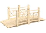 Vidaxl Ponte Da Giardino Con Ringhiera 150X67X56 Cm In Legno Massiccio Di Abete Rosso