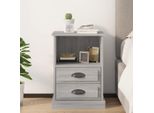 Comodino Grigio Sonoma 43X36X60 Cm
