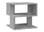 Tavolino Grigio Sonoma 40X40X40 Cm In Materiale Ligneo
