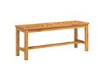 Panchina Da Giardino 110 Cm In Legno Massiccio Di Acacia