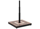 Vidaxl Supporto Per Ombrellone In Terracotta E Bianco Quadrato 12 Kg