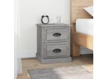 Comodini 2 Pz. Grigio Sonoma 39X39X47,5 Cm Materiale A Base Di Legno