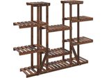 Vidaxl Portafiori 110X25X110,5 Cm In Legno Massiccio D'abete