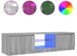 Mobile Tv Con Luci Led Grigio Sonoma 140X40X35,5 Cm