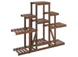 Vidaxl Portafiori 110X25X96 Cm In Legno Massiccio D'abete