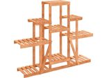 Vidaxl Portafiori 110X25X96 Cm In Legno Massiccio D'abete