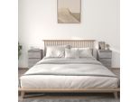 Comodini 2 Pz. Grigio Sonoma 40X35X70 Cm