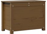 Cassapanca Marrone Miele 60X32X45,5 Cm In Legno Di Pino Massiccio