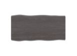 Piano Del Tavolo 80X40X(2-4) Cm In Legno Massiccio Trattato Bordo Albero