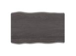 Piano Del Tavolo 80X50X(2-6) Cm In Legno Massiccio Trattato Bordo Albero