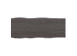 Piano Del Tavolo 100X40X(2-4) Cm In Legno Massiccio Trattato Bordo Albero