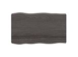 Piano Del Tavolo 100X60X(2-6) Cm In Legno Massiccio Trattato Bordo Albero
