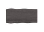 Piano Del Tavolo 100X50X(2-6) Cm In Legno Massiccio Trattato Bordo Albero