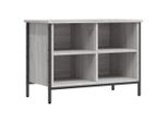 Vidaxl Scarpiera Grigio Sonoma 69X35X50 Cm Materiale A Base Di Legno