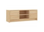 Mobile Tv Rovere Sonoma 102X30X37,5 Cm Materiale A Base Di Legno