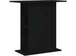 Vidaxl Supporto Per Acquario Nero 75X36X72,5 Cm Materiale A Base Di Legno